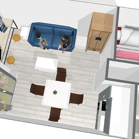 Apartment Casa Lapinou - Balcon, Parking, 300m Deauville
